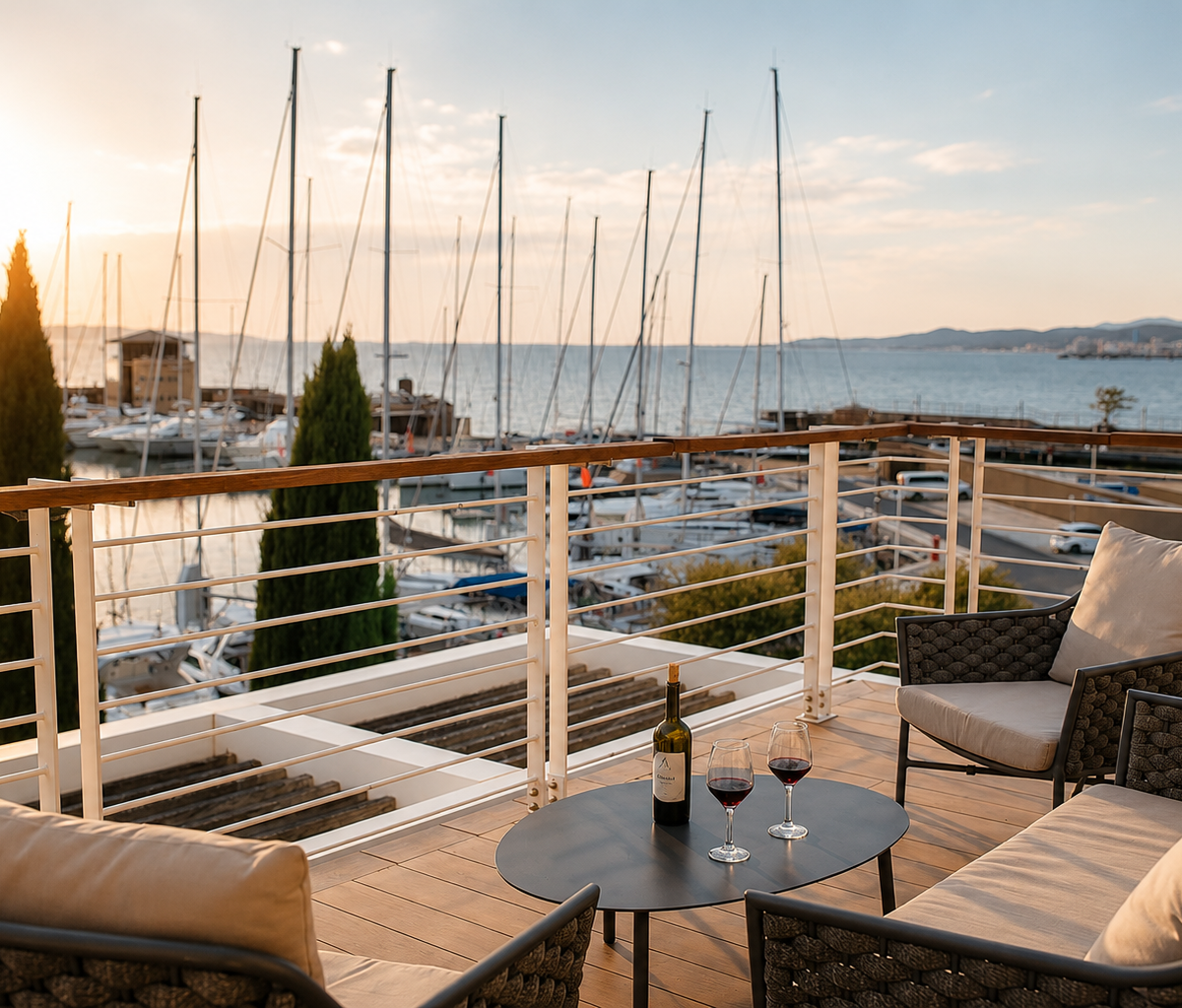 Panoramic Deck Suite Vista Mare | Marina di Scarlino Resort